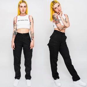 Black cargo pant